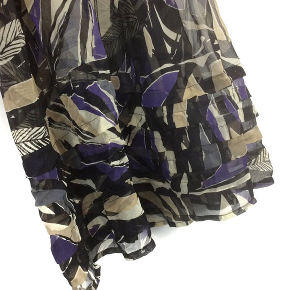 XSOLDXAnthropologie Sparkle Fade Silk Babydoll Top - Picture 3 of 4